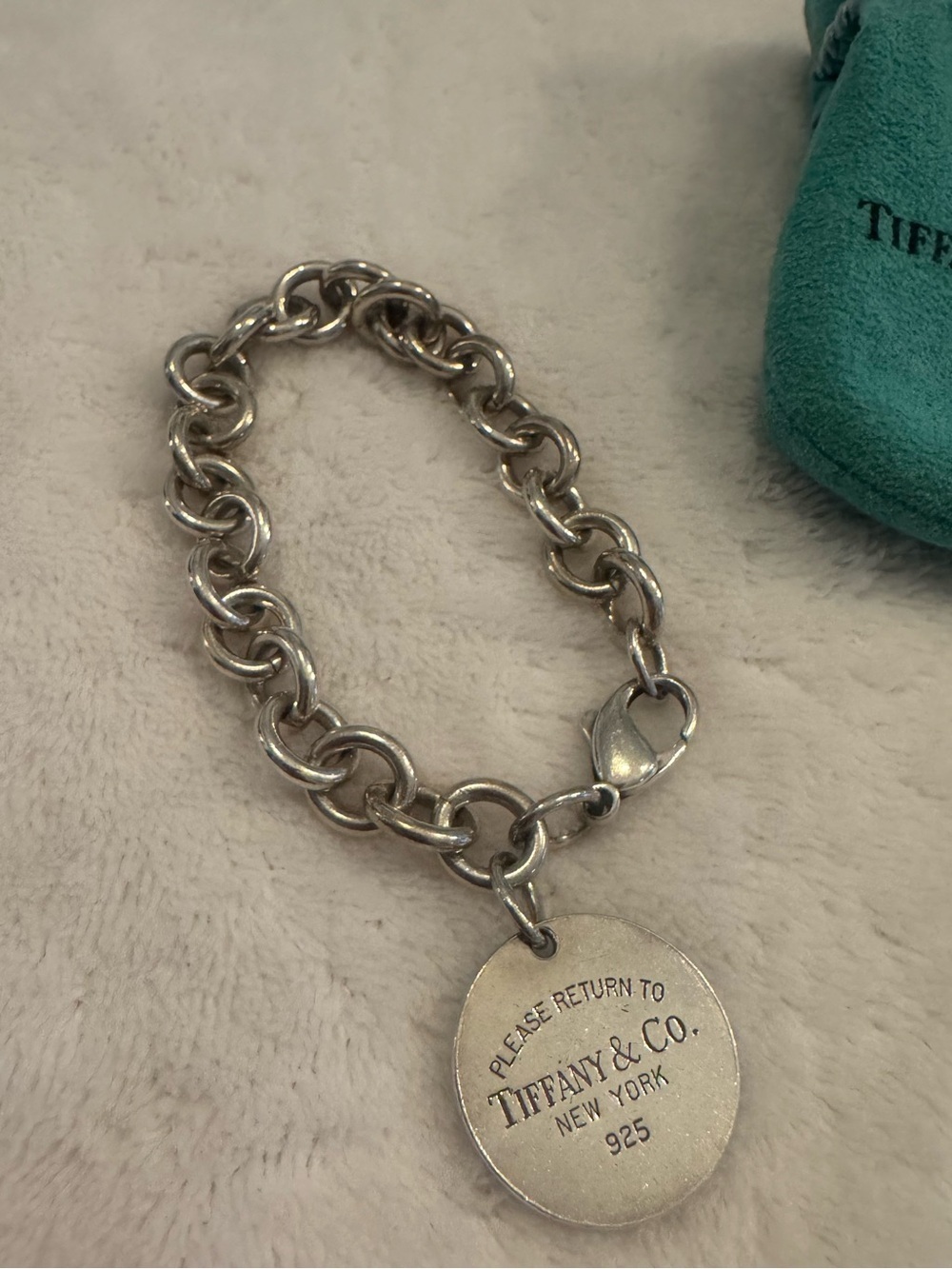 Tiffany & Co. Return to Tiffany Sterling Silver Tag Chain Bracelet 925 - Picture 2 of 4
